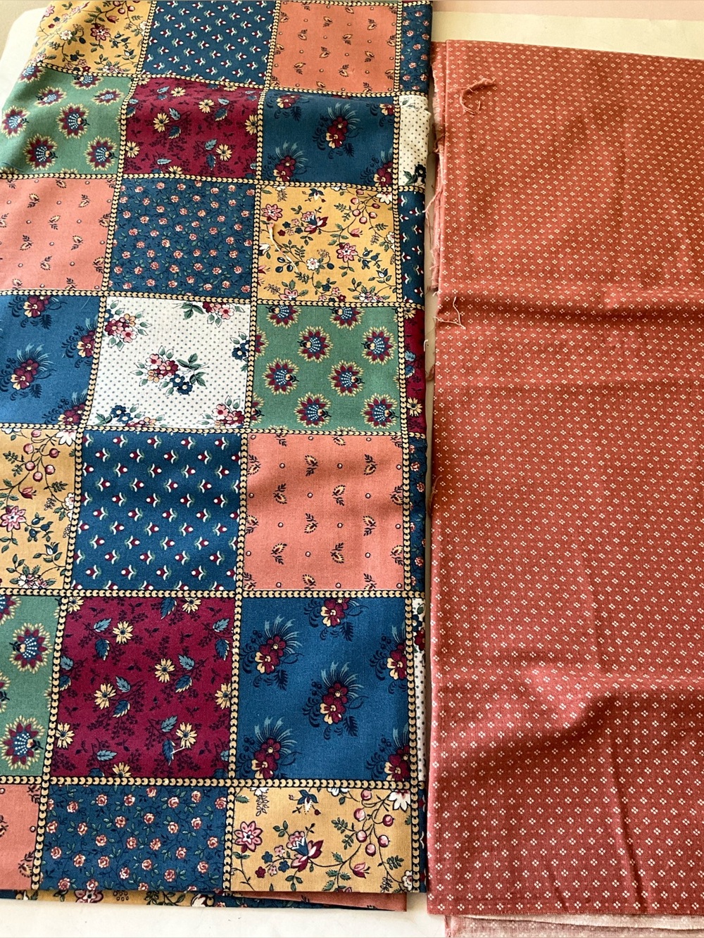 Quilting Sewing Craft Material Lot Vintage Concord Fabric Patchwork Country Core